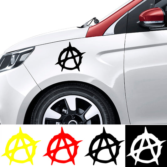Anarchy Symbol Car-Styling Truck Body Window Decals Reflective Sticker Decor