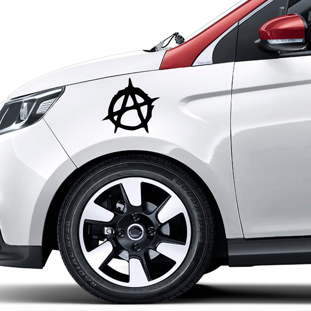 Anarchy Symbol Car-Styling Truck Body Window Decals Reflective Sticker Decor