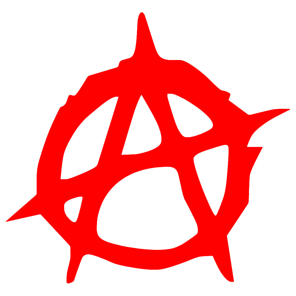 Anarchy Symbol Car-Styling Truck Body Window Decals Reflective Sticker Decor