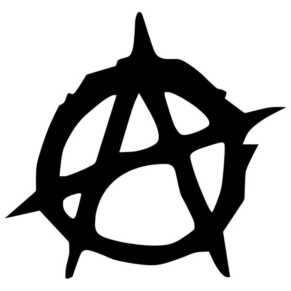 Anarchy Symbol Car-Styling Truck Body Window Decals Reflective Sticker Decor