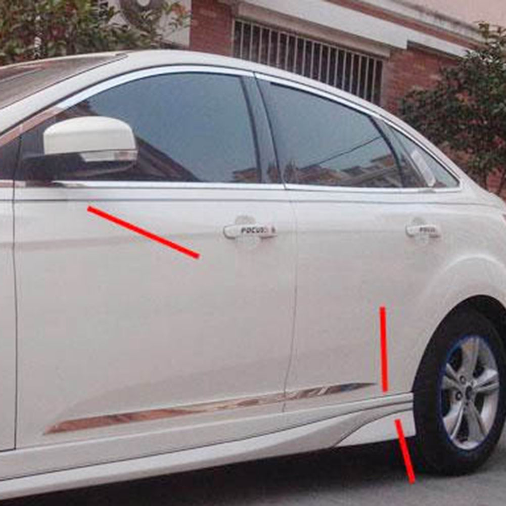 Graphics Car Waist Line Sticker Stripe Door Hood Side Skirt Decal Decoration