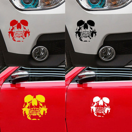 Lovely Skull Pattern Windows Styling Decorative Stickers Auto Decal Decoration