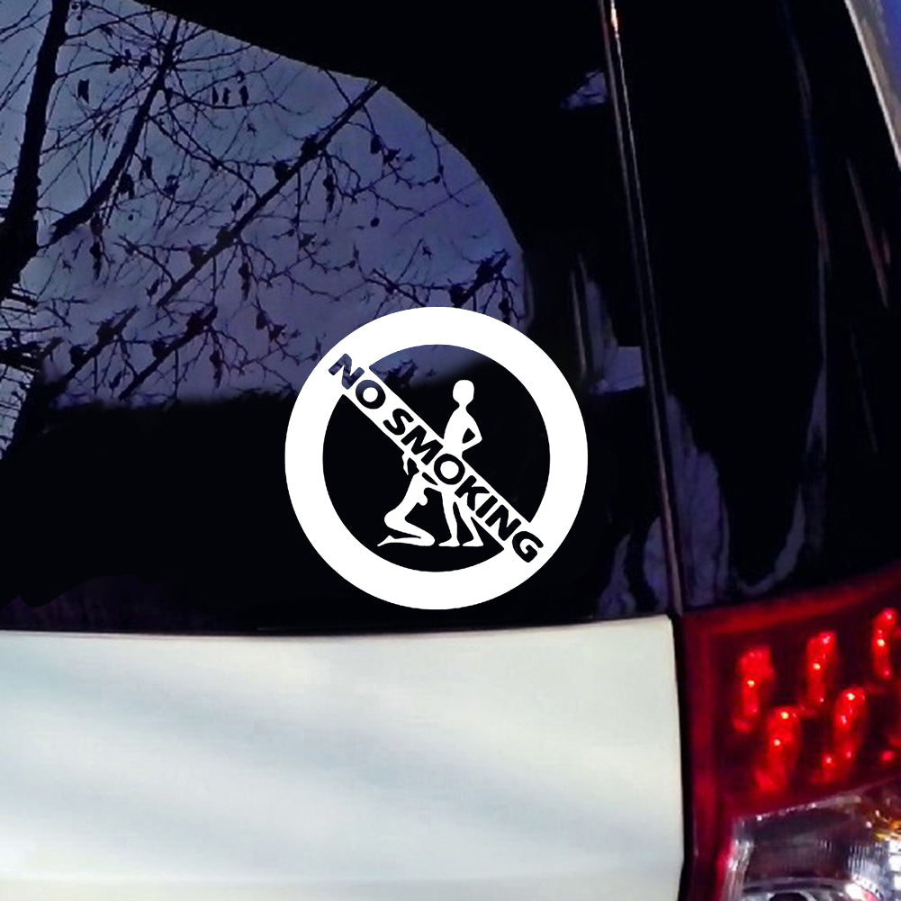 Girl Boy No Smoking Waterproof Car Styling Stickers Vehicle Decal Decoration