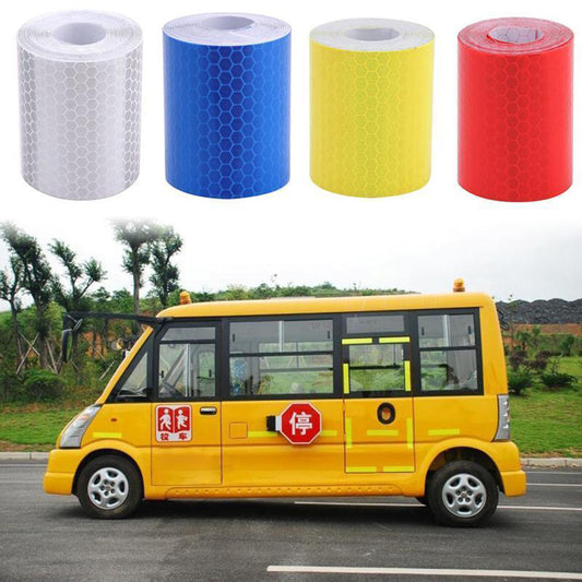 1m x 5cm Reflective Safety Warning Conspicuity Tape Film Car Body Sticker