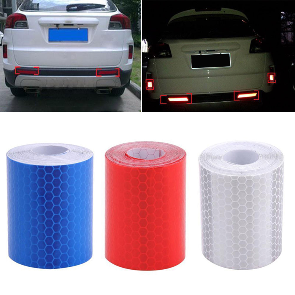 1m x 5cm Reflective Safety Warning Conspicuity Tape Film Car Body Sticker