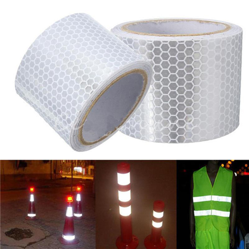 1m x 5cm Reflective Safety Warning Conspicuity Tape Film Car Body Sticker