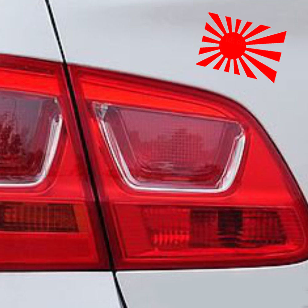 Japanese Rising Sun Flag Car-Styling Body Window Decals Reflective Sticker Decor