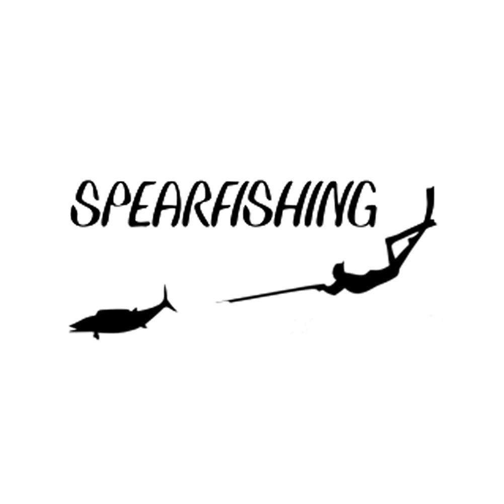 Cool Spearfishing Freediving Spearfish Car Reflective Decal Sticker Decoration