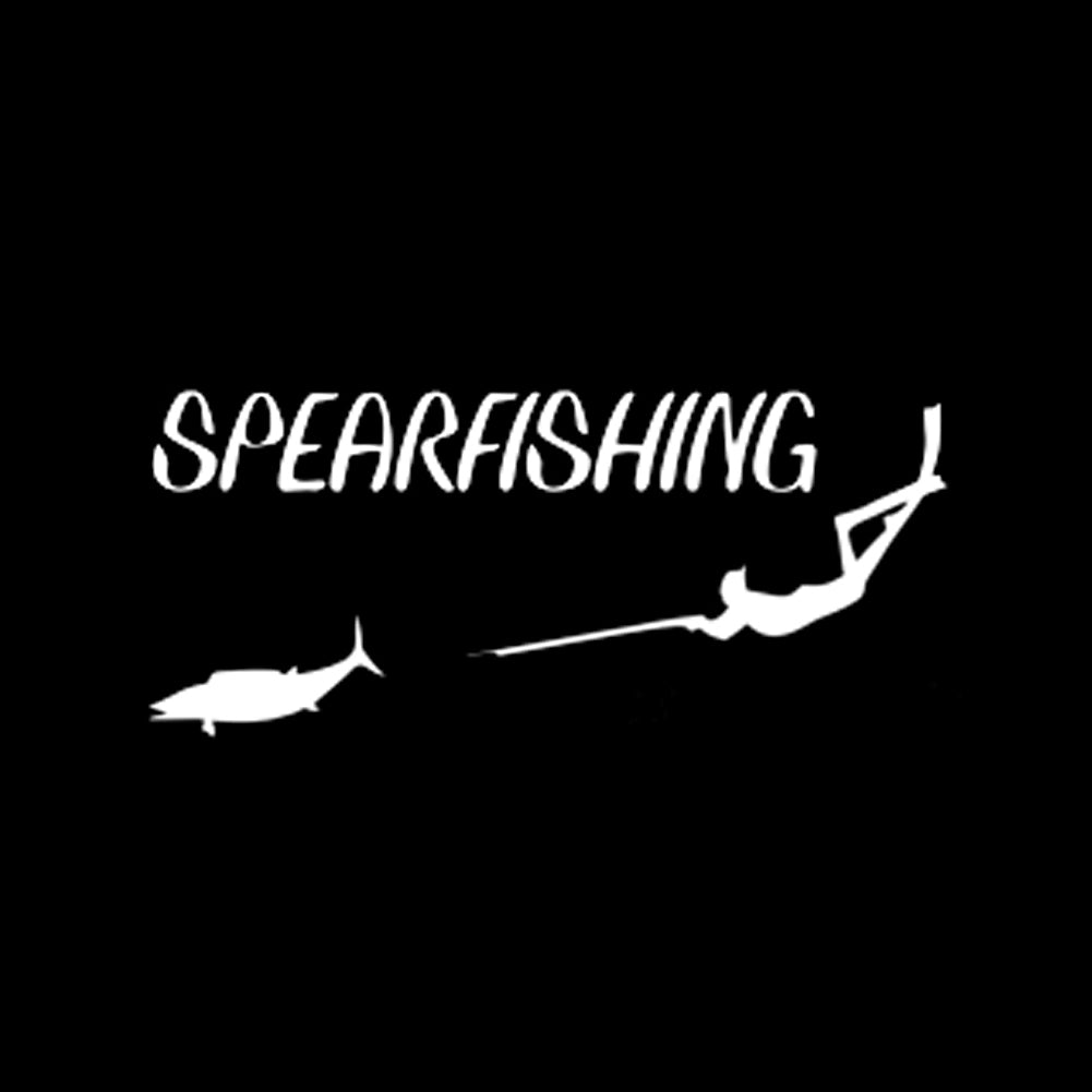 Cool Spearfishing Freediving Spearfish Car Reflective Decal Sticker Decoration
