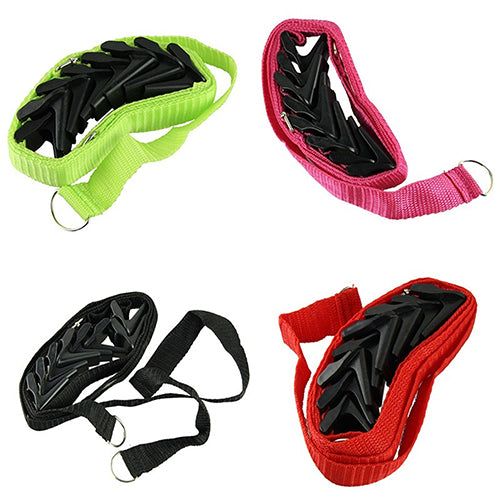 Fashion Adjustable Over Door Straps Hanger Hat Bag Coat Clothes Rack Organizer