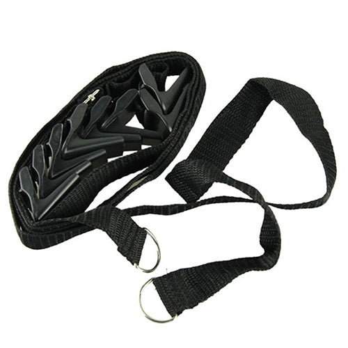 Fashion Adjustable Over Door Straps Hanger Hat Bag Coat Clothes Rack Organizer