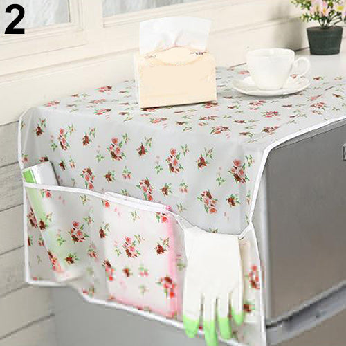 Fridge Refrigerator Dust Proof Cover Multi-Use Pouch Storage Kitchen Organizer