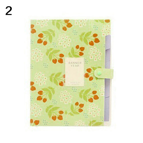 Fashion Classic Floral Paper File Document Bag Pouch Folder Bag School Stationery