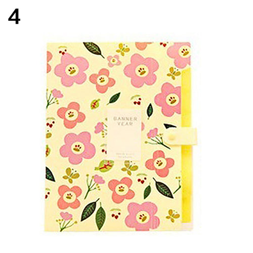 Fashion Classic Floral Paper File Document Bag Pouch Folder Bag School Stationery