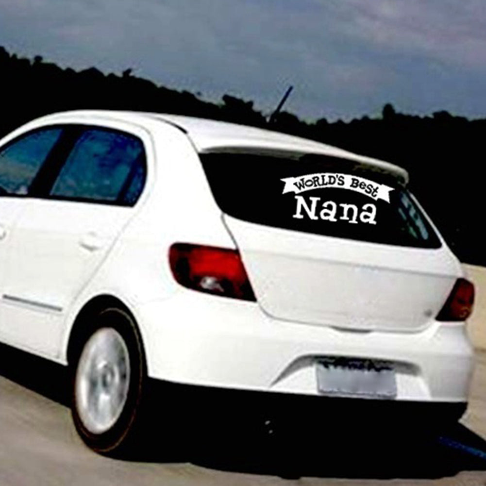 Fashion Truck Motorcycle Letter Reflective Car Sticker Laptop Decal Decoration