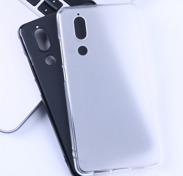 Anti-Knock Soft TPU Case For Sharp Cell Phone Cover With Black White Colors