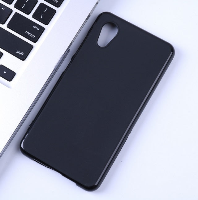 Anti-Knock Soft TPU Case For Sharp Cell Phone Cover With Black White Colors
