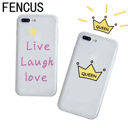 Xiaomi 6 Redmi Note 3 4 4X 5 5A Prime Cover Queen Letter Soft Phone cases