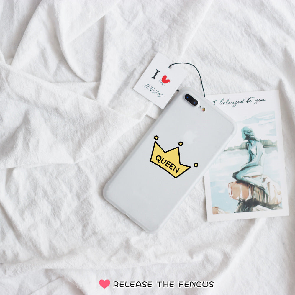 Xiaomi 6 Redmi Note 3 4 4X 5 5A Prime Cover Queen Letter Soft Phone cases