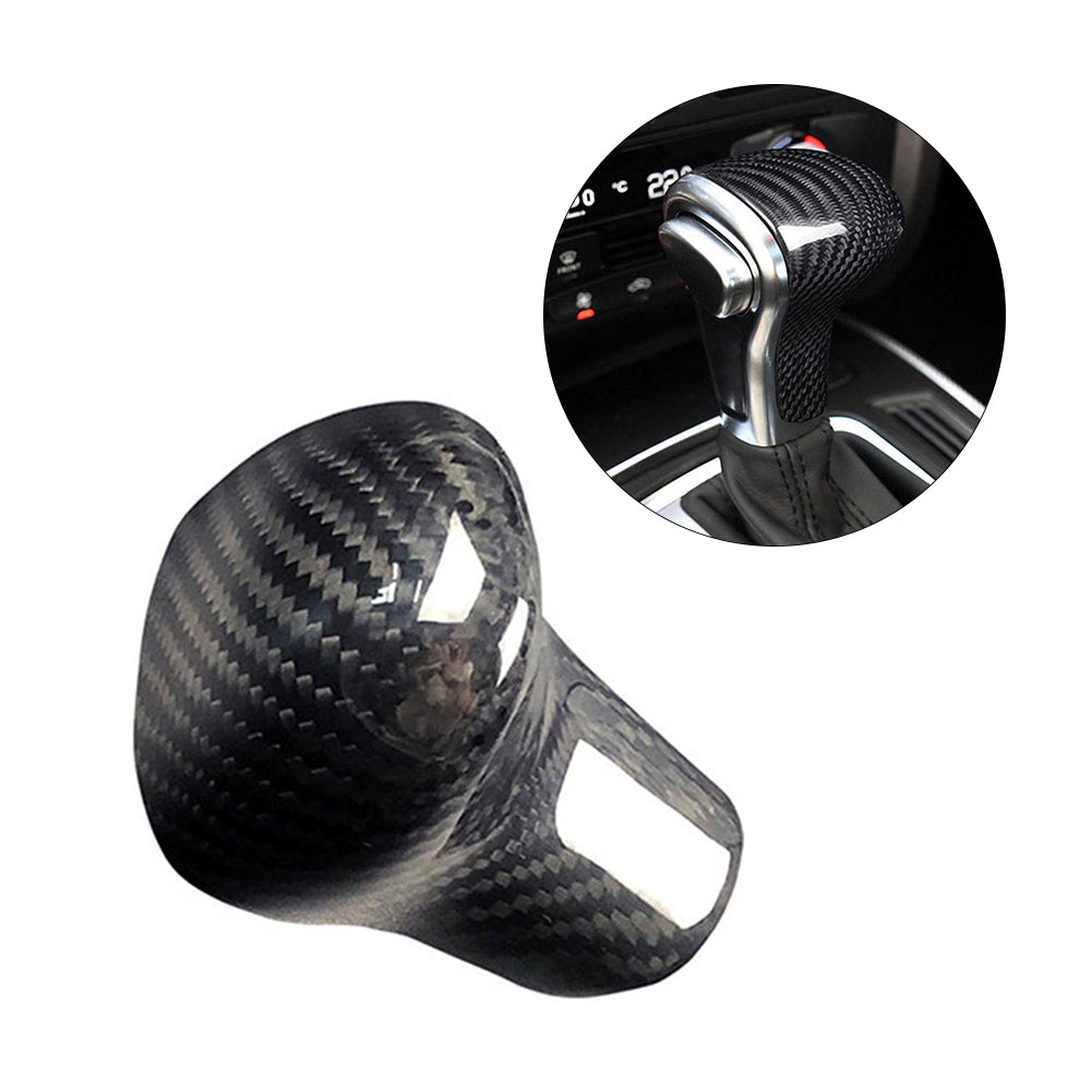 Carbon Fiber Shift Knob Head Cover for Audi Old Model A4/A5/A6/A7/Q3/Q5/Q7