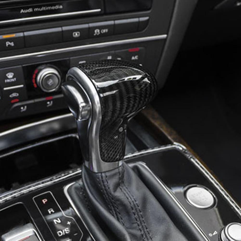 Carbon Fiber Shift Knob Head Cover for Audi Old Model A4/A5/A6/A7/Q3/Q5/Q7