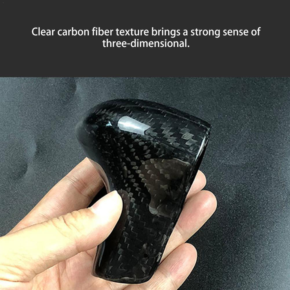 Carbon Fiber Shift Knob Head Cover for Audi Old Model A4/A5/A6/A7/Q3/Q5/Q7