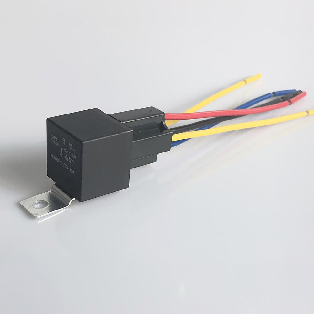 Automotive Relay 12V 5Pin 40A Car Copper Terminal Auto with Socket Accessory