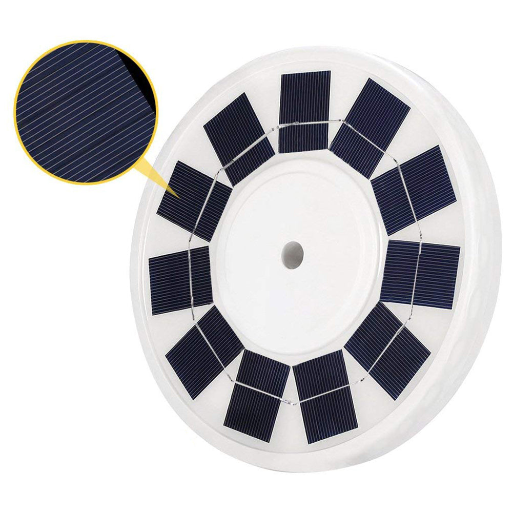 26LED Solar Flag Pole Light Super Brightness Camping Tent Lamp Garden Yard Decor