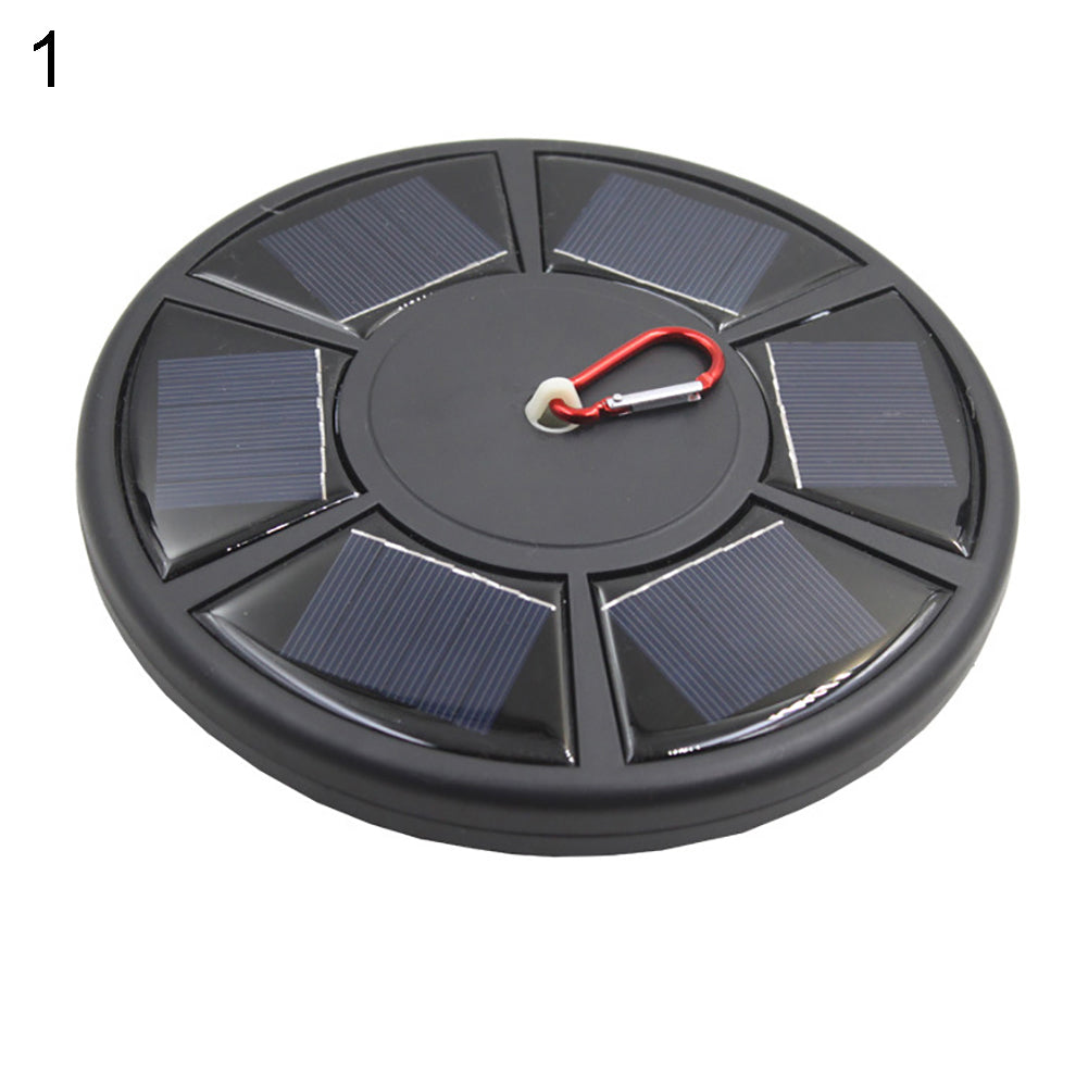 26LED Solar Flag Pole Light Super Brightness Camping Tent Lamp Garden Yard Decor