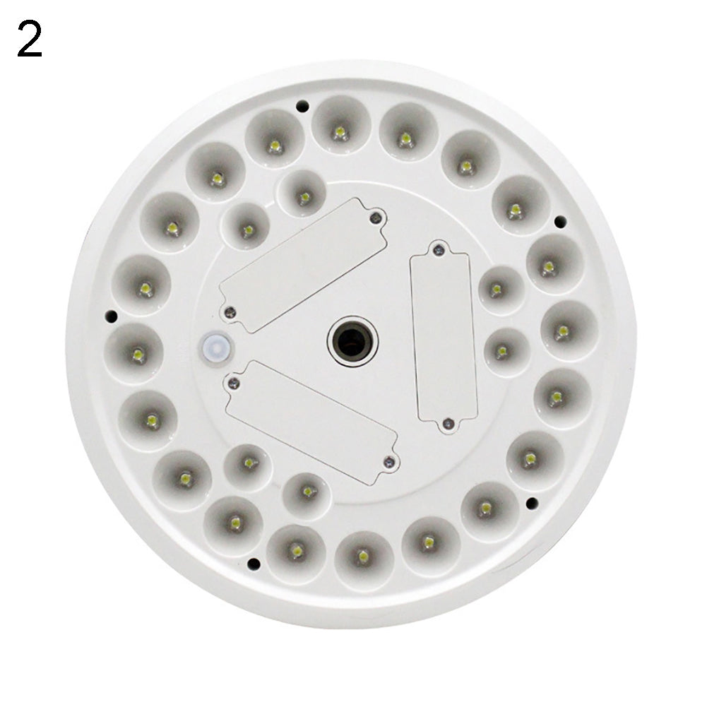 26LED Solar Flag Pole Light Super Brightness Camping Tent Lamp Garden Yard Decor