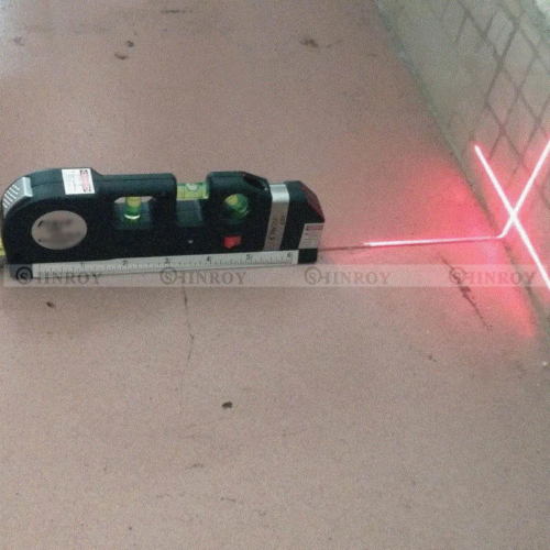 Multipurpose Laser Level Vertical Horizon Measuring Tape Aligner Ruler