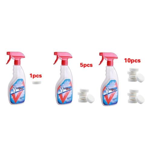 Multifunctional Effervescent Spray Cleaner V Clean Spot Home Tool 1/5/10 Sets
