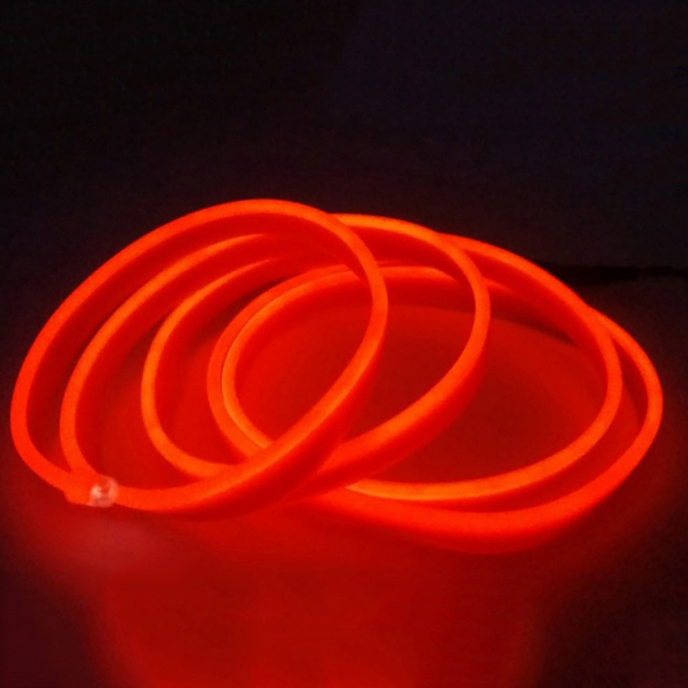 Car Styling Flexible Lights Strip LED Cold Light Interior Trim 12V Inverter 300cm