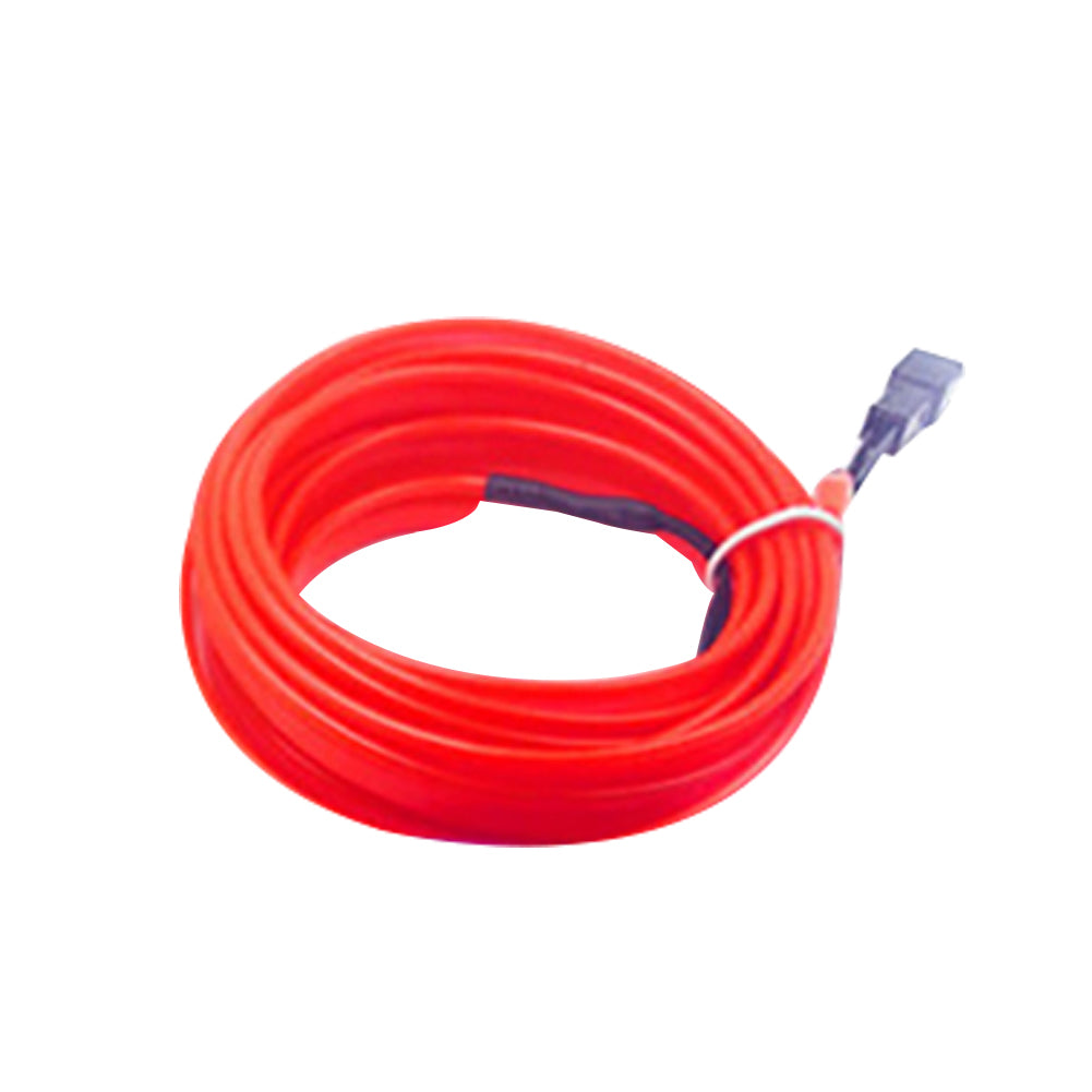 Car Styling Flexible Lights Strip LED Cold Light Interior Trim 12V Inverter 300cm