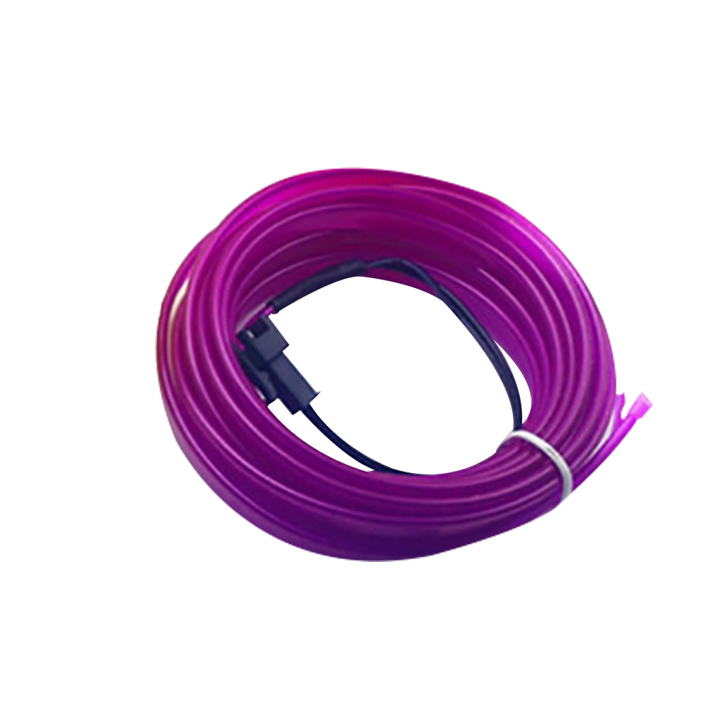 Car Styling Flexible Lights Strip LED Cold Light Interior Trim 12V Inverter 300cm