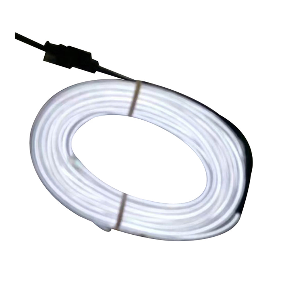 Car Styling Flexible Lights Strip LED Cold Light Interior Trim 12V Inverter 300cm