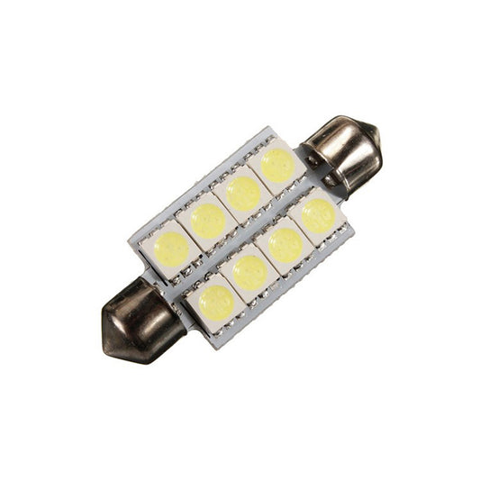 8SMD 5050 LED Car Dome Interior White Light Universal Read Bulbs Lamp Tool