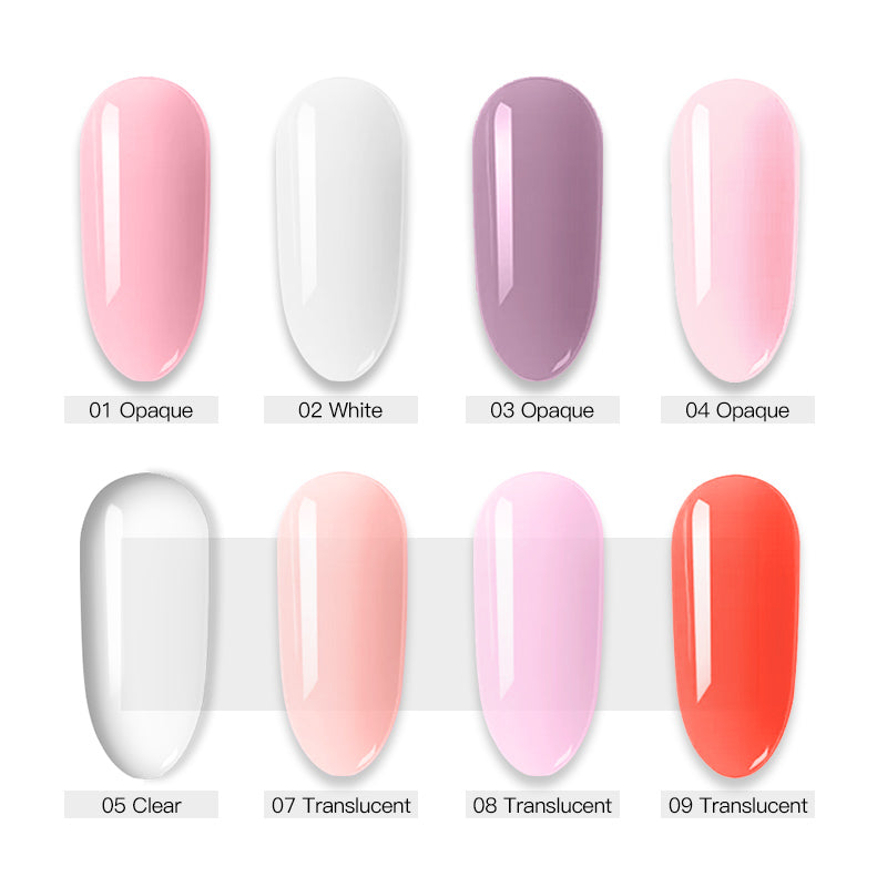 Quick Builder Poly Gel Set Nail Polish UV Gel Varnish Nail Extension Top Base Coat Primer Gel 36w Nail Dryer Kit