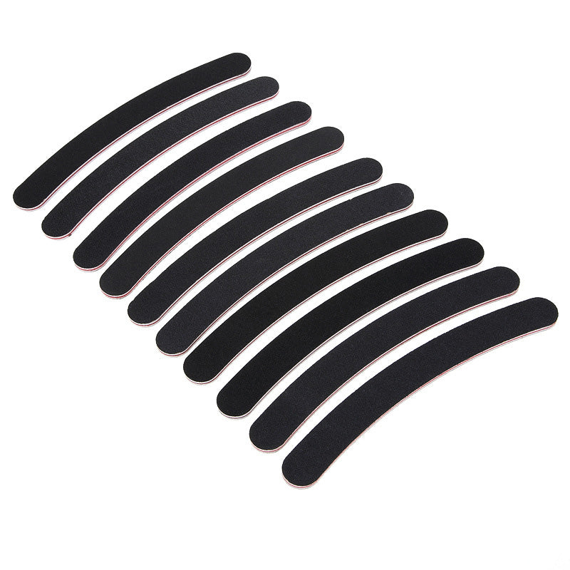 10pcs/lot Sandpaper Nail File Professional Manicure Pedicure Buffer Double-sided Nails Files Nail Art Tools