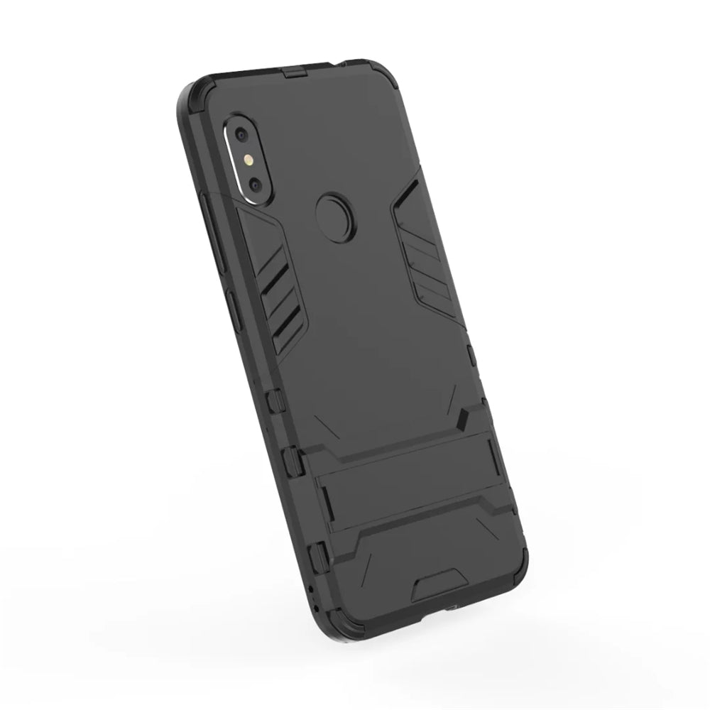 Case with Stand Back Cover Solid Colored Hard PC Material for Xiaomi Redmi Note 6
