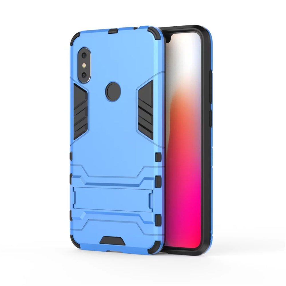 Case with Stand Back Cover Solid Colored Hard PC Material for Xiaomi Redmi Note 6