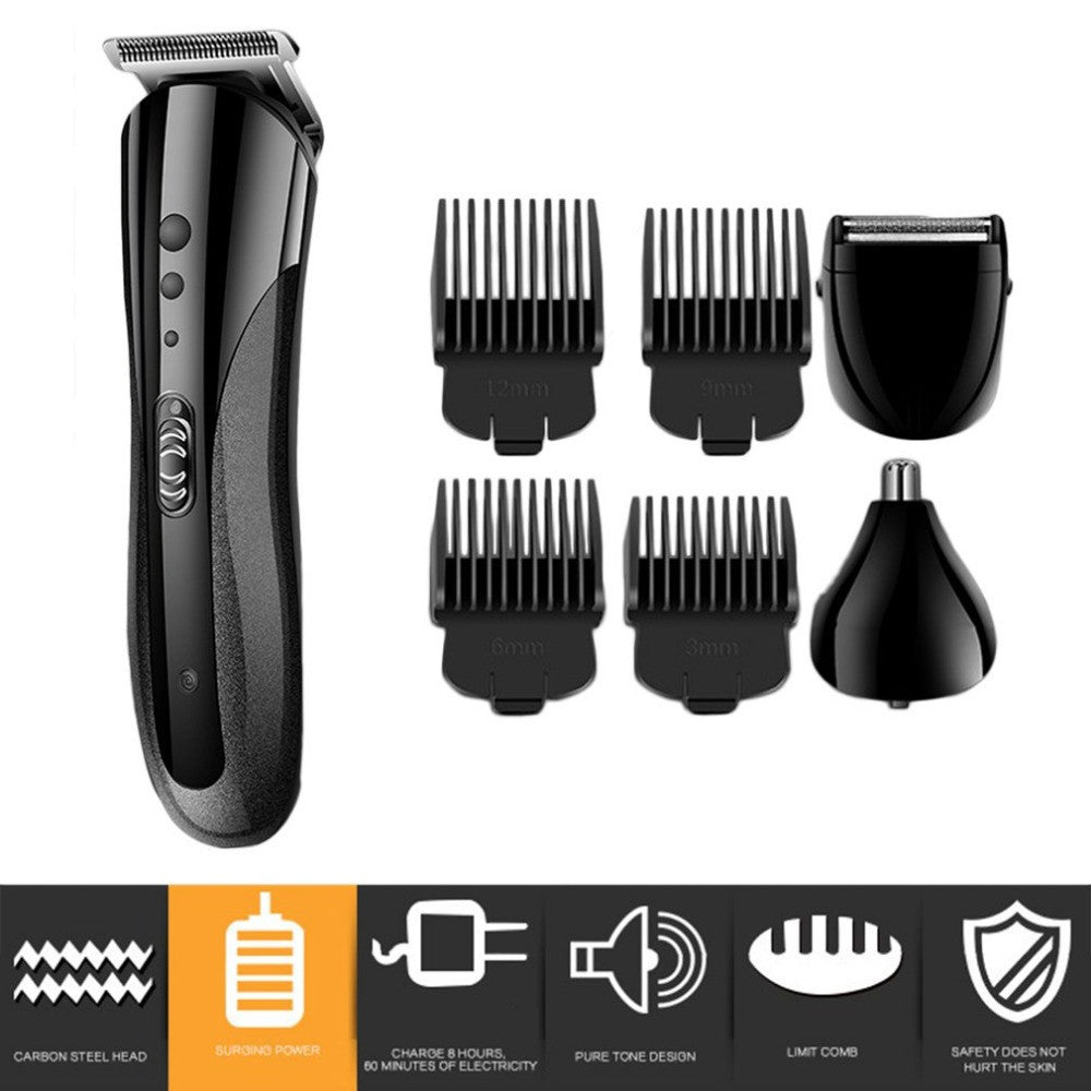 Multifunctional Hair Trimmer Rechargeable Electric Nose Hair Clipper Professional Electric Razor Beard Shaver