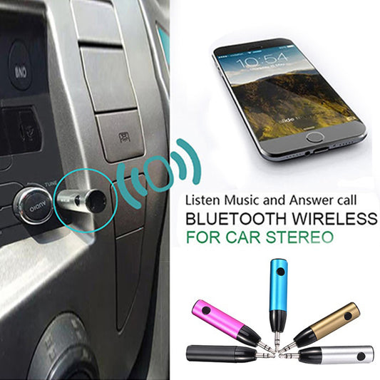 3.5mm Bluetooth Wireless Receiver Car Stereo Audio Adapter USB Charging Cable