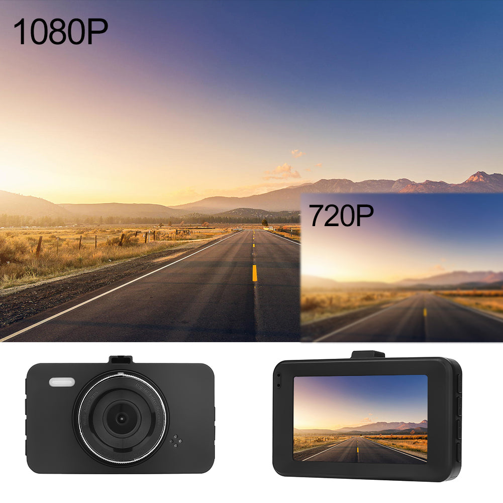 Dash Cam 1080P Car DVR Dashboard Camera Full HD 3inch LCD Screen WDR Recorder