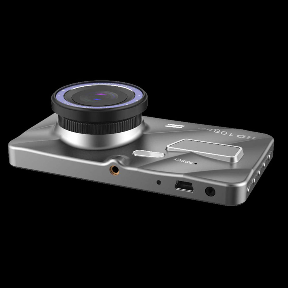 4 Inch HD Car DVR Camera Dual Lens Video Recorder Dash Cam with Night Version
