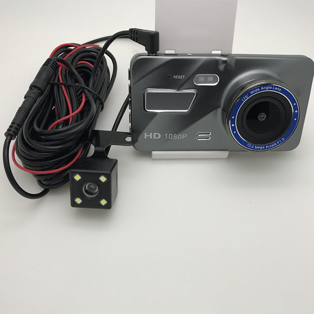 4 Inch HD Car DVR Camera Dual Lens Video Recorder Dash Cam with Night Version