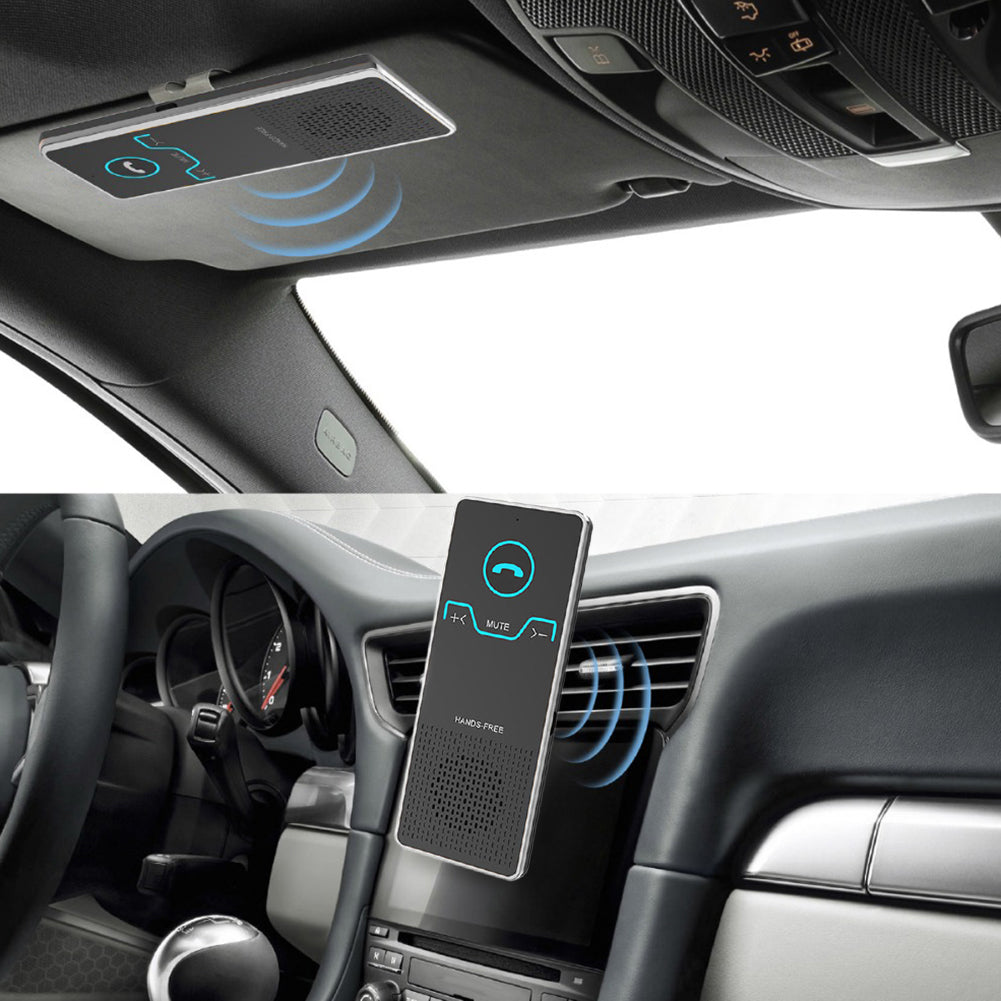 Sun Visor Stereo Speakerphone Wireless Bluetooth Hands-free Car Kit Speaker