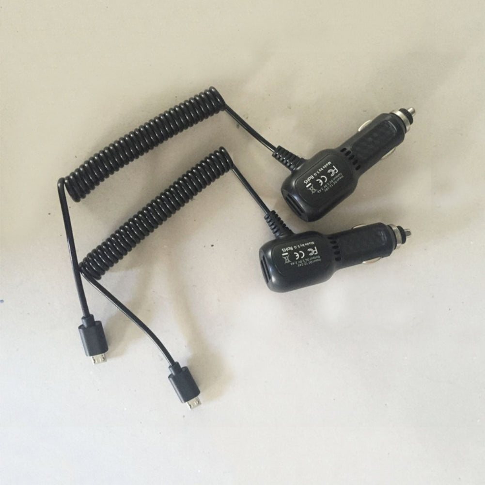 Rapid Car Charger Type C Dual USB Charging for Android iPhone Samsung Phone