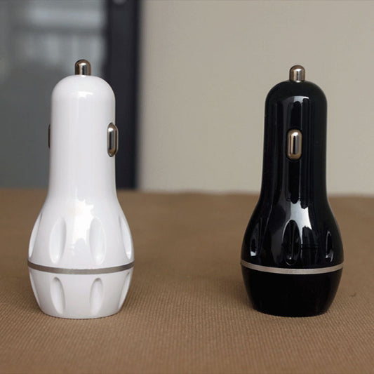 Dual USB Port Charging Smart Car Charger Adapter for iPhone Samsung Android
