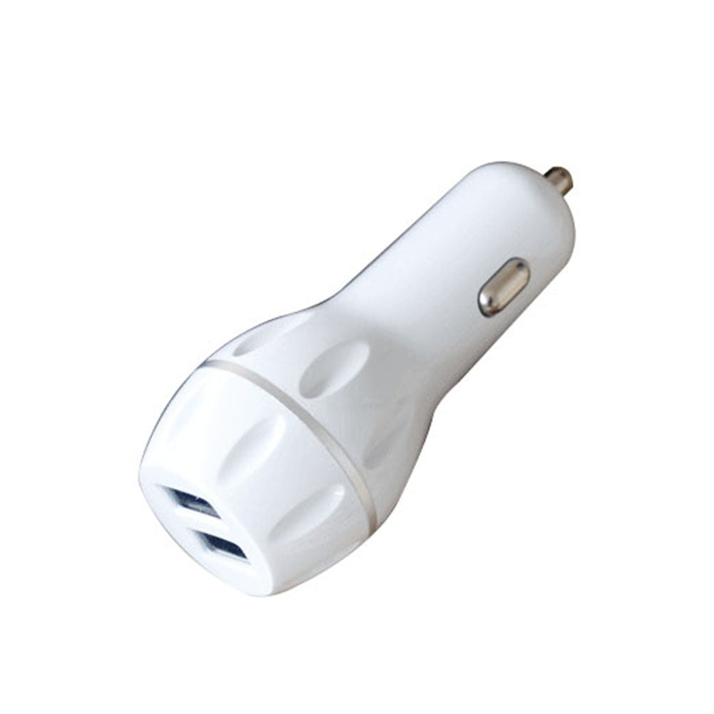 Dual USB Port Charging Smart Car Charger Adapter for iPhone Samsung Android